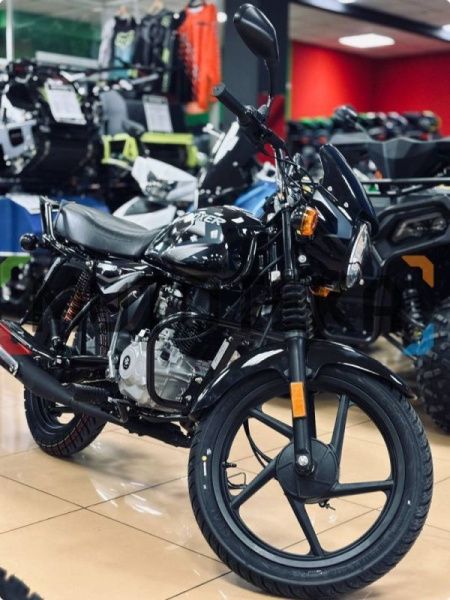 Мотоцикл дорожный BAJAJ (Баджадж) Boxer 150 UG чёрный/серый с ПТС | Мототека